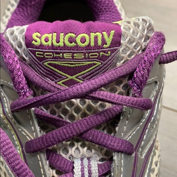 Saucony | Cohesion Purple & Silver Size 11 - Picture 8 of 8